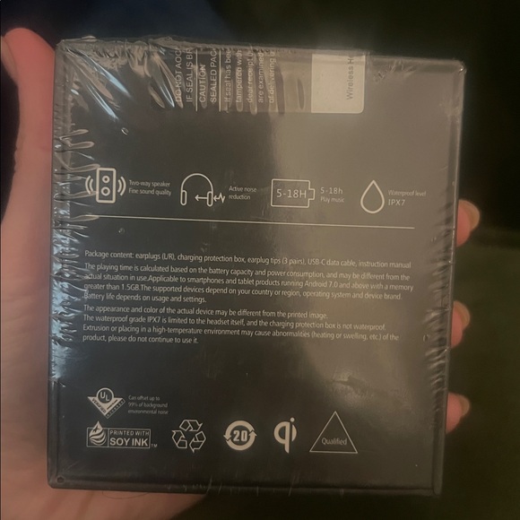 Buds Pro earbuds silver color new in box - Picture 6 of 6